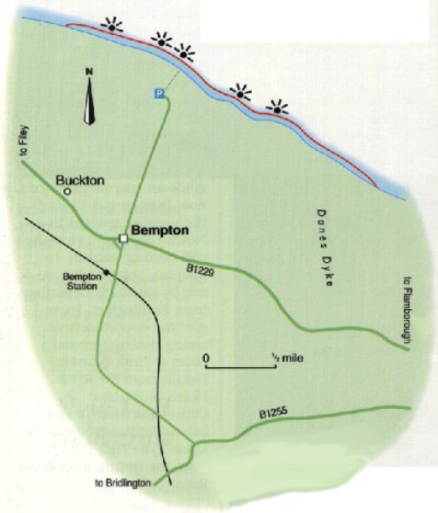 Bempton Cliifs RSPB Reserve Map