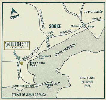 Map of the Whiffen Spit