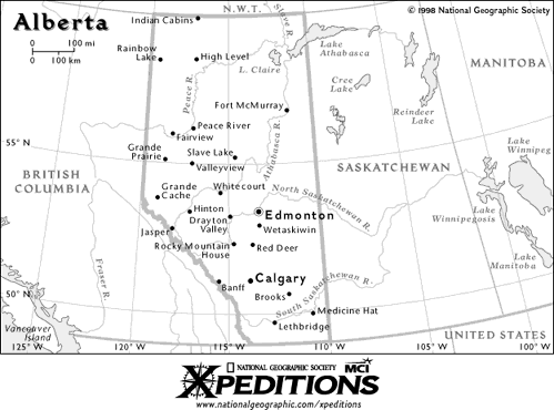 Alberta Map