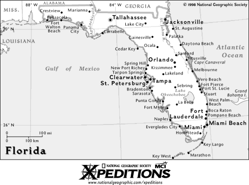 Map of Florida