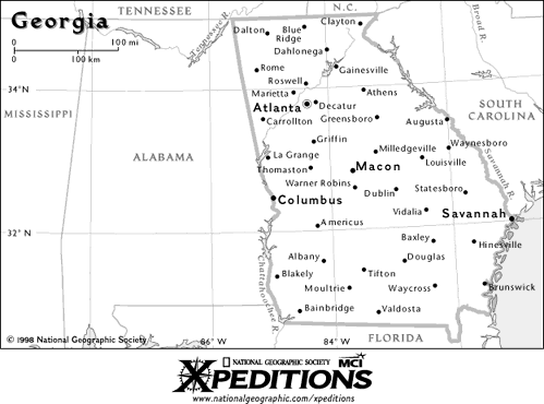 Map of Georgia