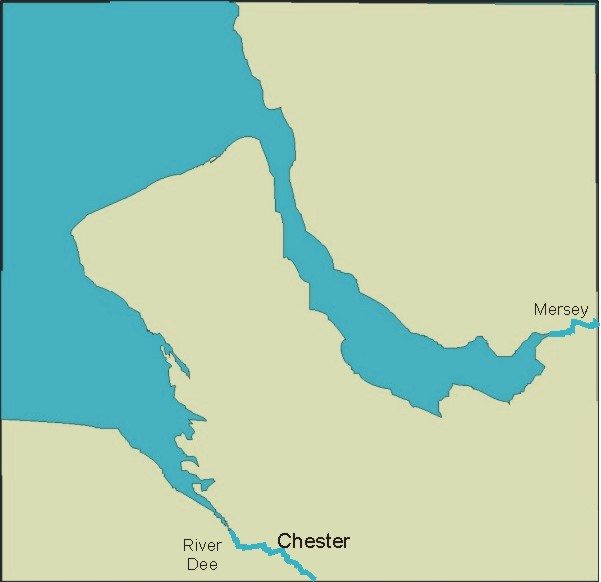 Map Of The Wirral Map Of The Wirral Peninsula