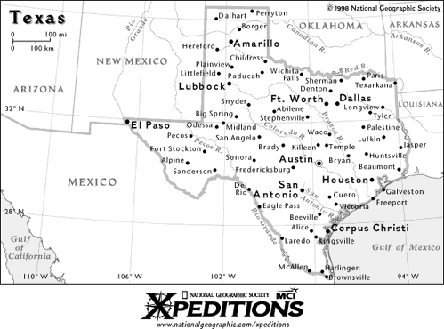 Texas map